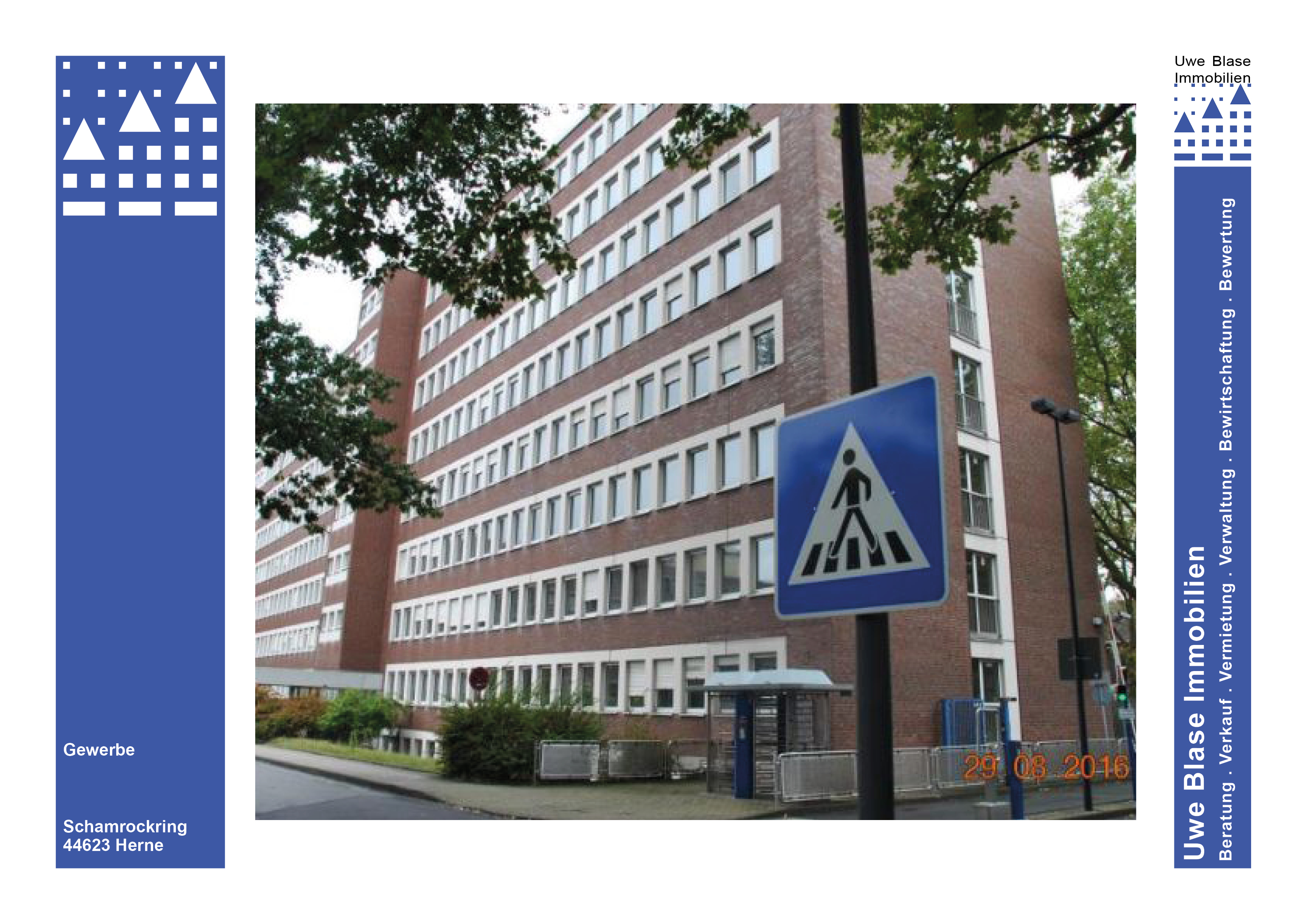 Haus 3: 8-geschossiges Bürogebäude