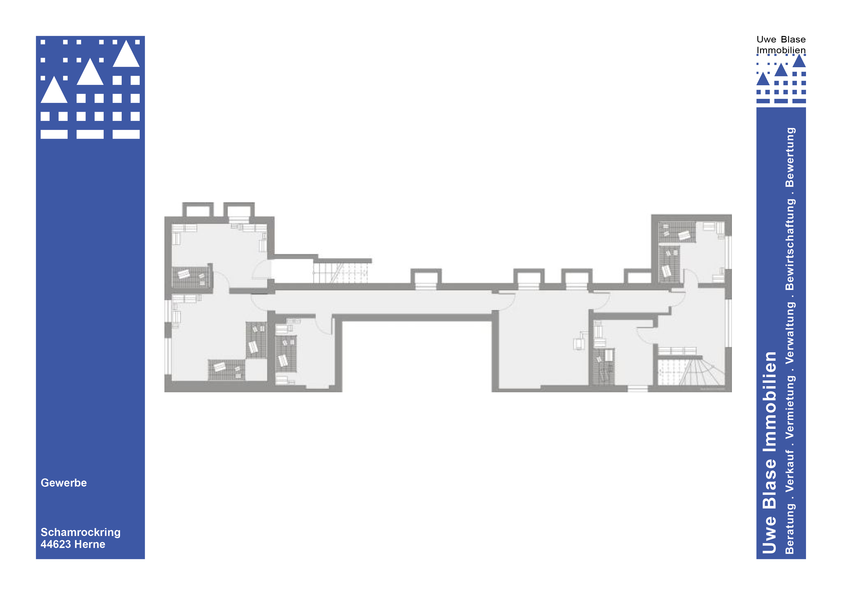 Haus 11: Büroflächen mit Lagerräumen im Keller