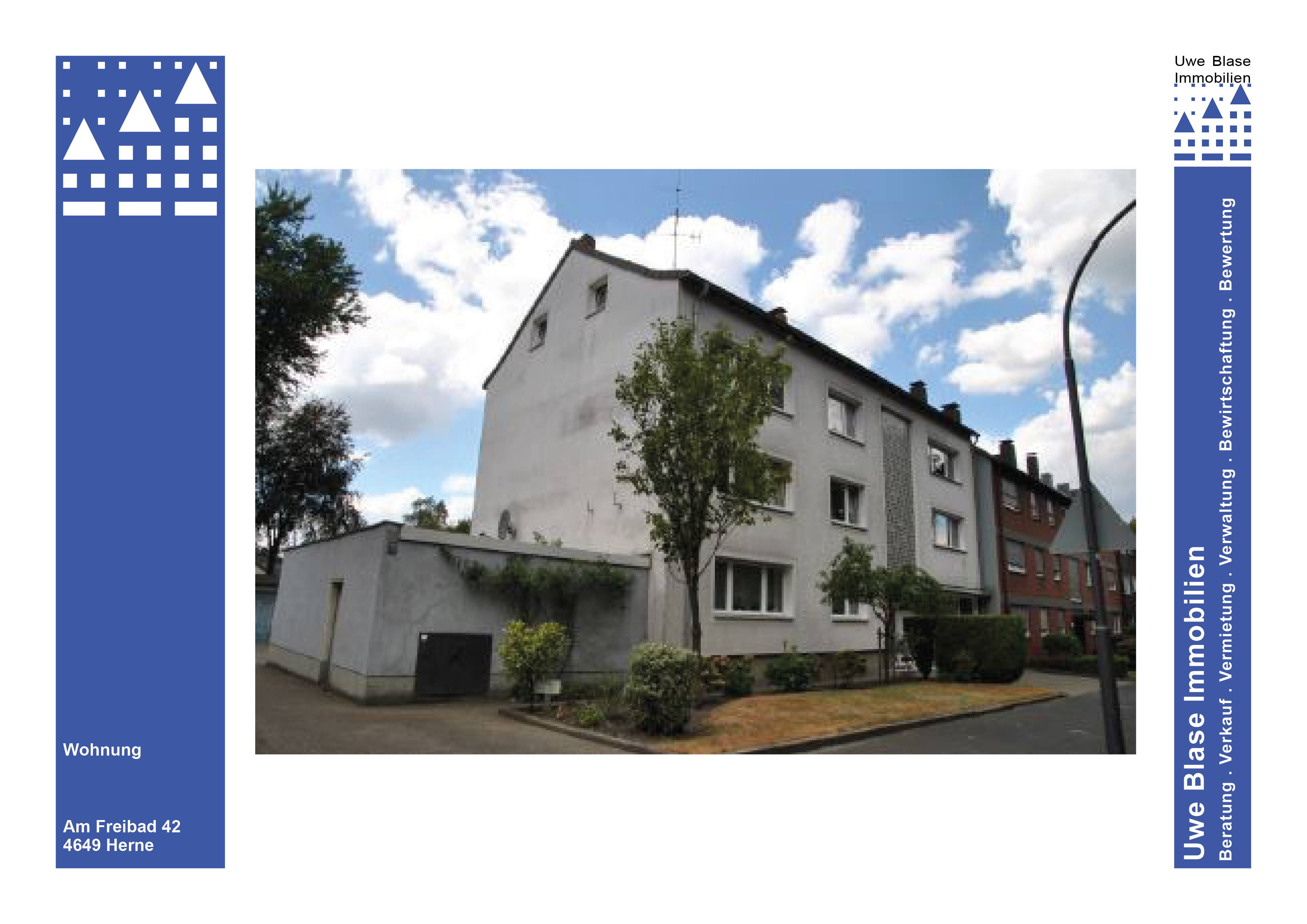Eigentumswohnung mit ca. 54 m² Wfl. und Garage