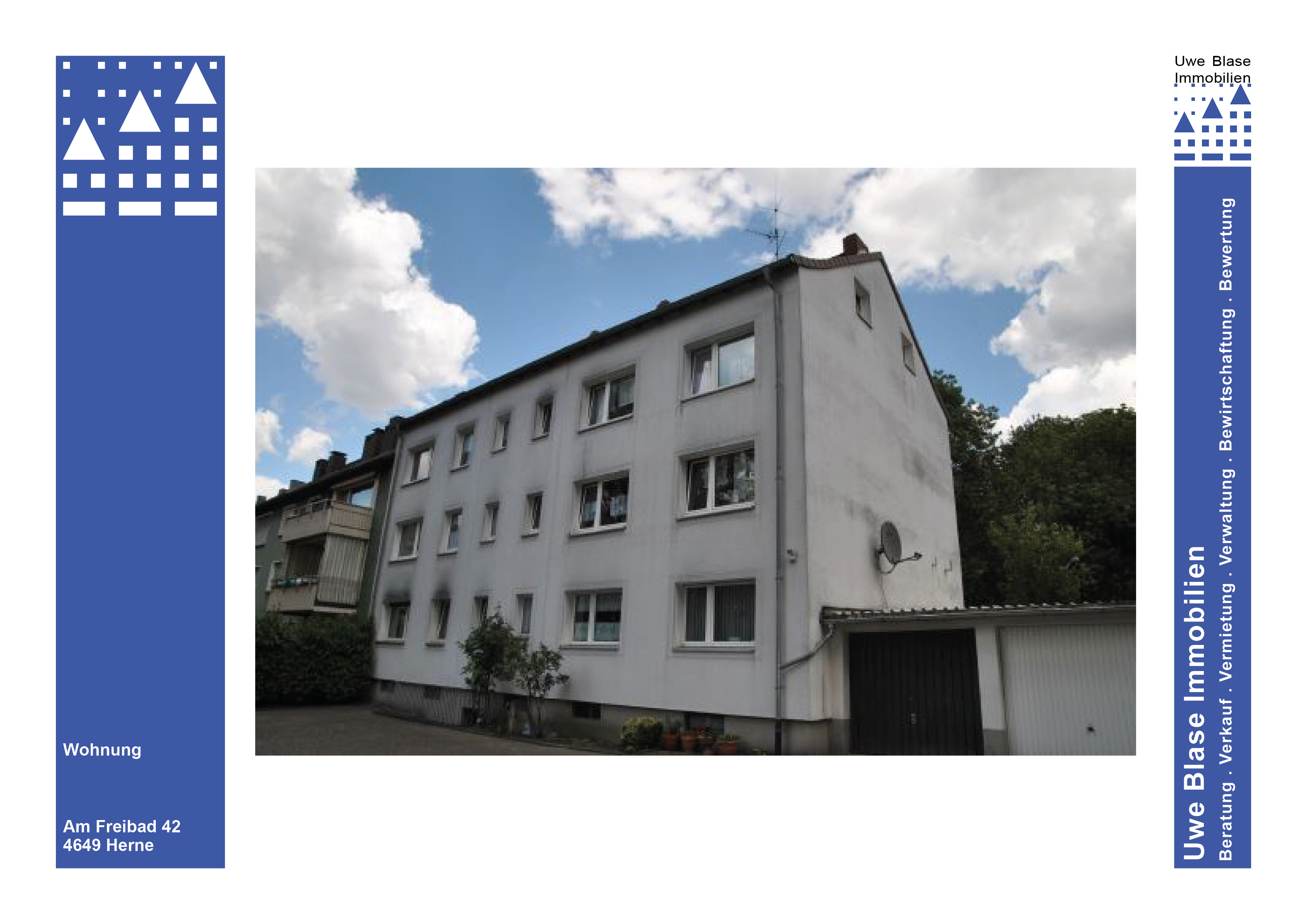 Eigentumswohnung mit ca. 54 m² Wfl. und Garage