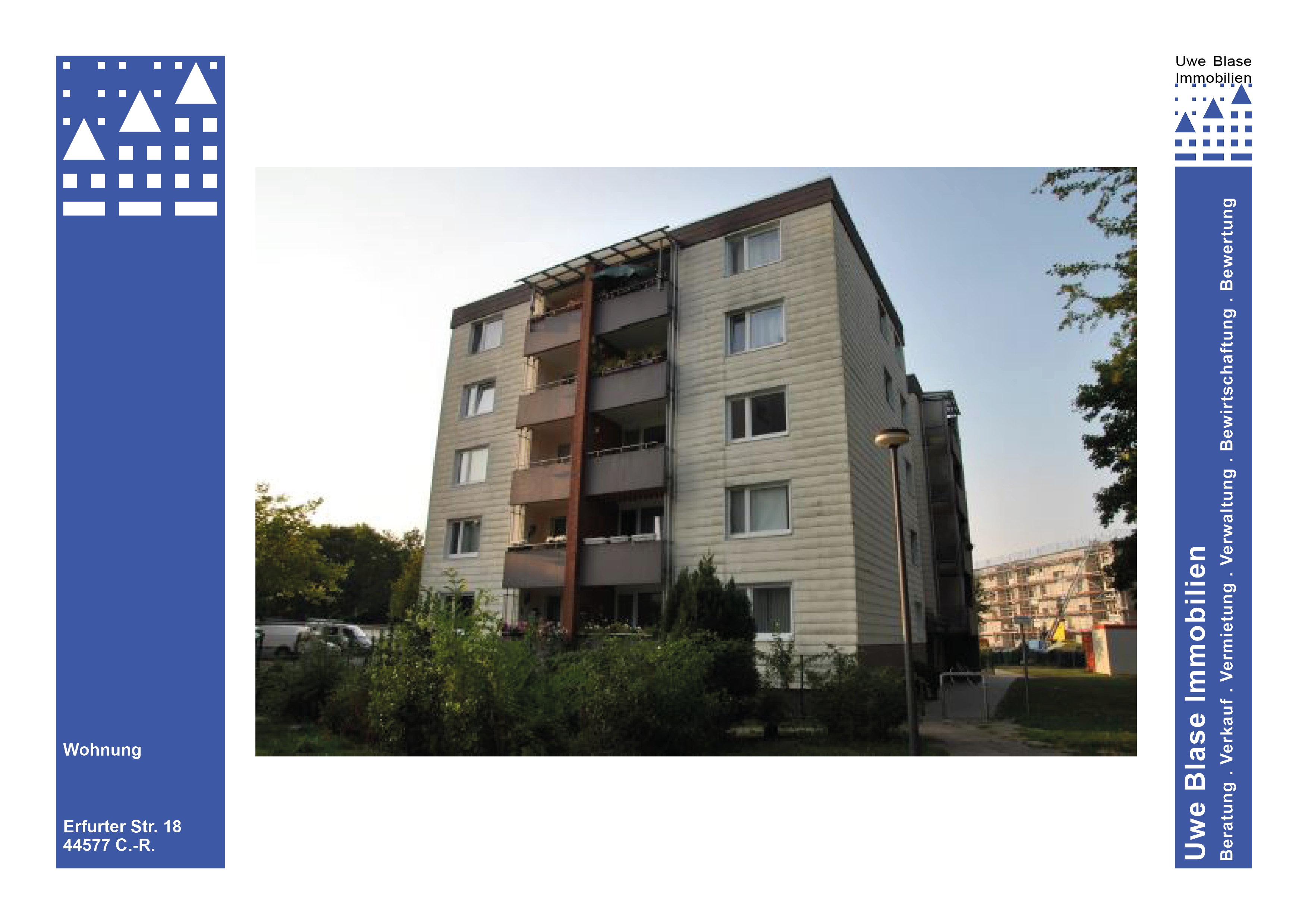 Eigentumswohnung mit ca. 70 m² Wfl. und Garage