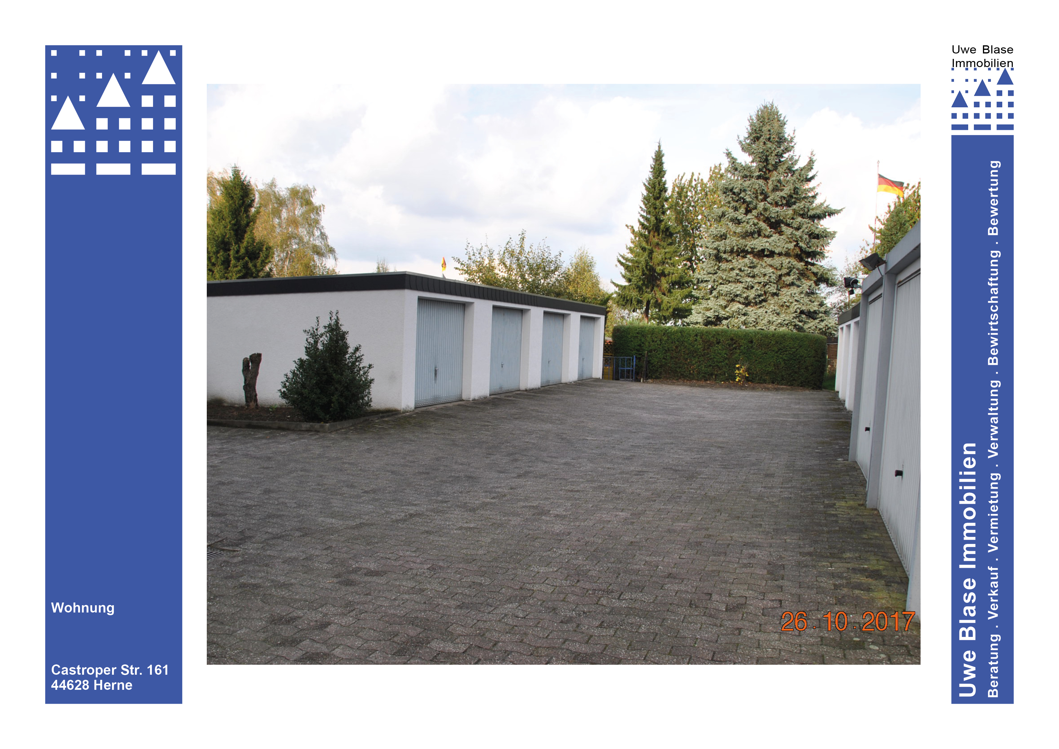 gut angebundene 2 Zimmer-Wohnung mit Garten und Garage