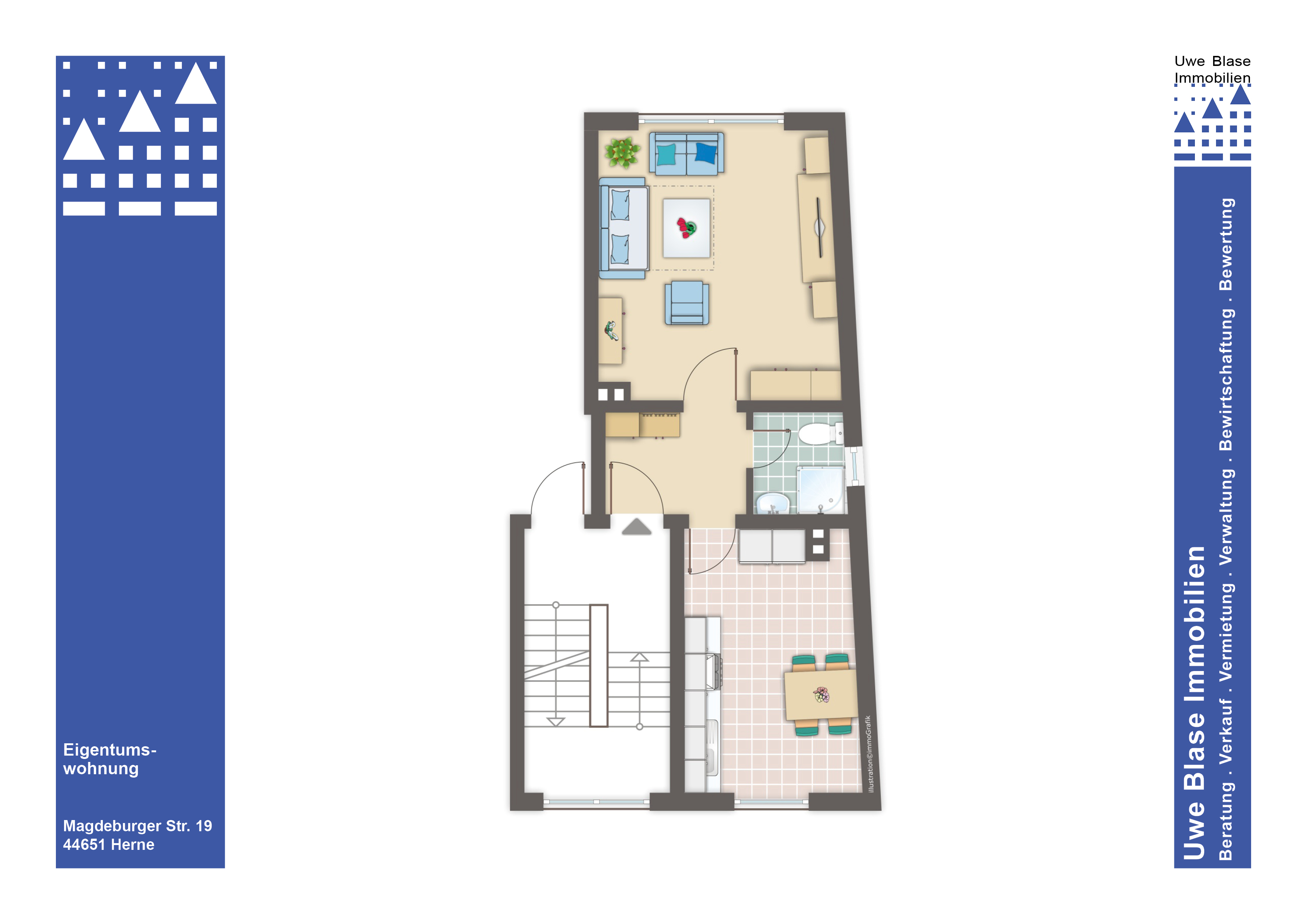 Vermietete 1-Zimmer Kapitalanlage in gefragter Lage