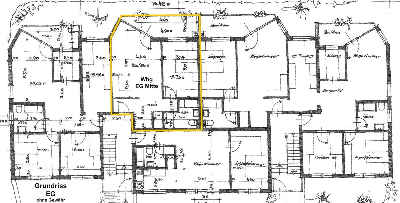 Gut geschnittene 2 Zimmer Wohnung in Bad Bodendorf