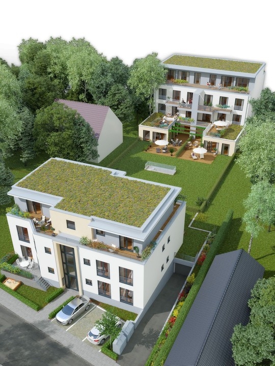 Neubau! Penthouseetage mit umlaufender Dachterrasse!