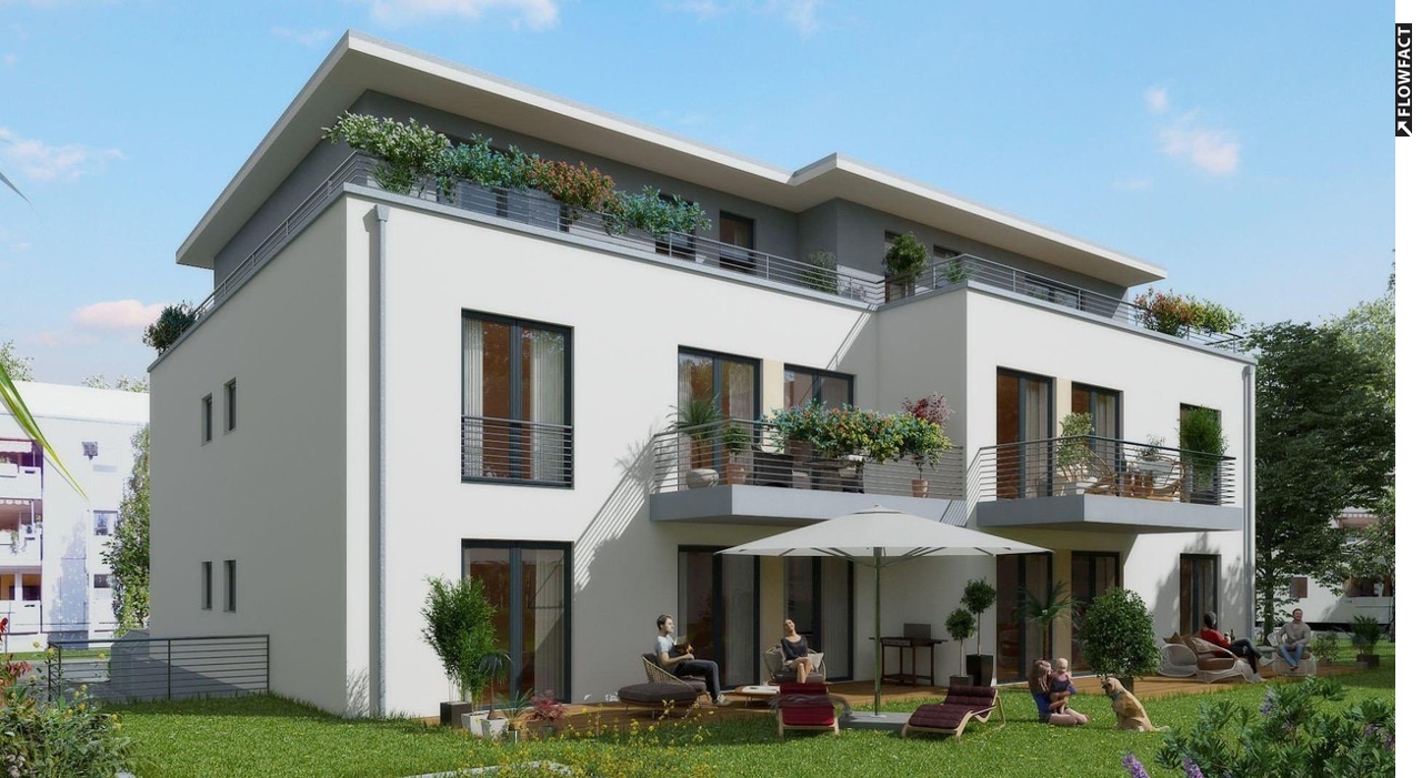 Neubau! Penthouseetage mit umlaufender Dachterrasse!