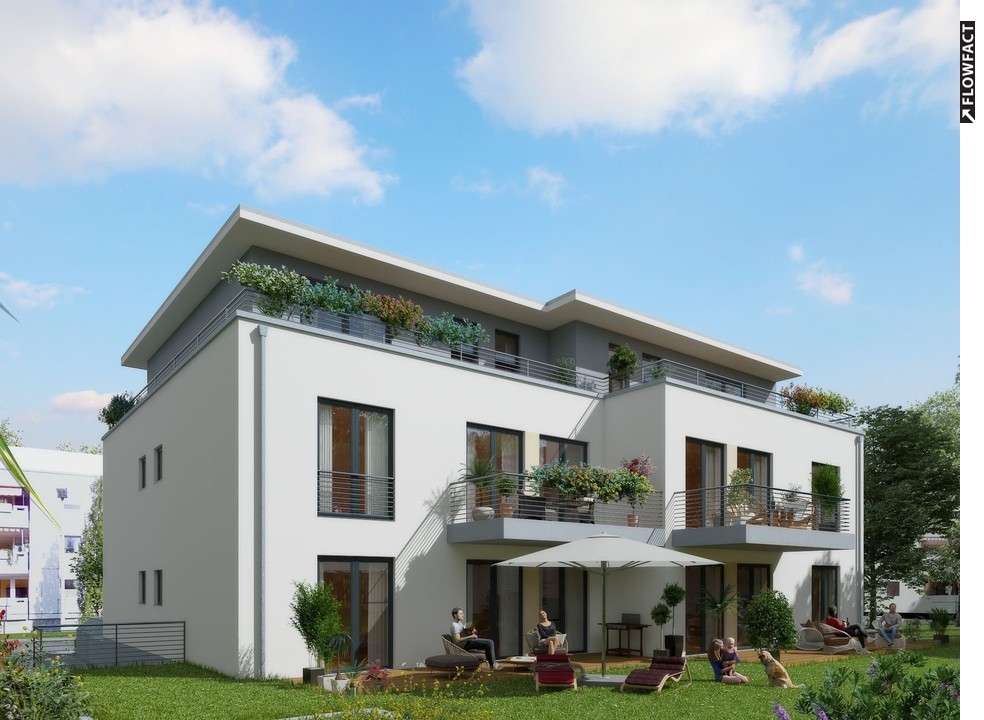 Penthouseetage mit umlaufender Dachterrasse!