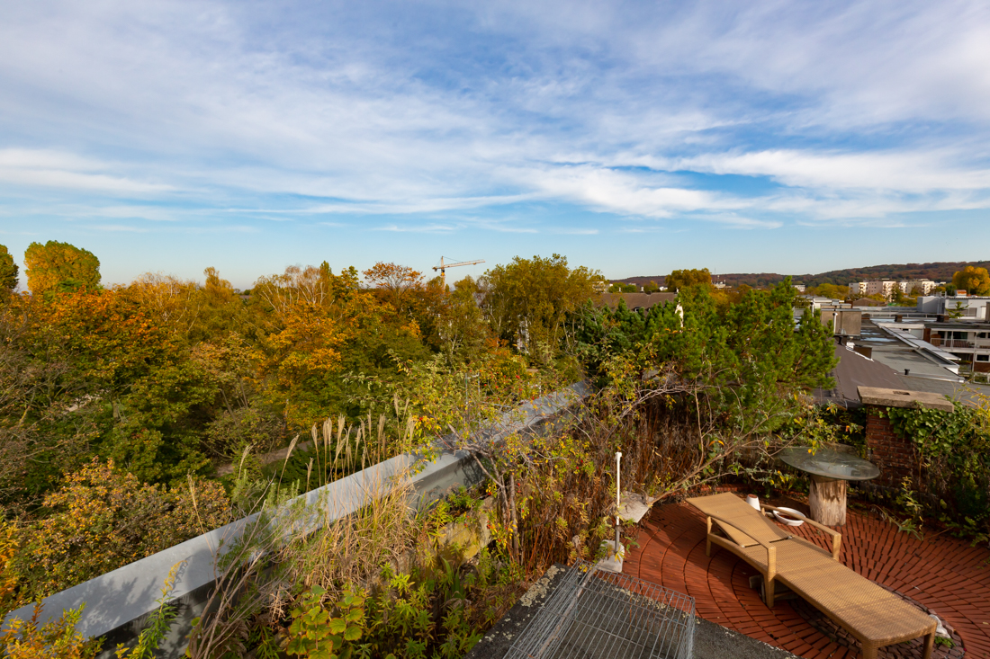 Eine echte Rarität: 380m² Penthouse mit echtem Dachgarten in Top-Lage direkt am Zoopark