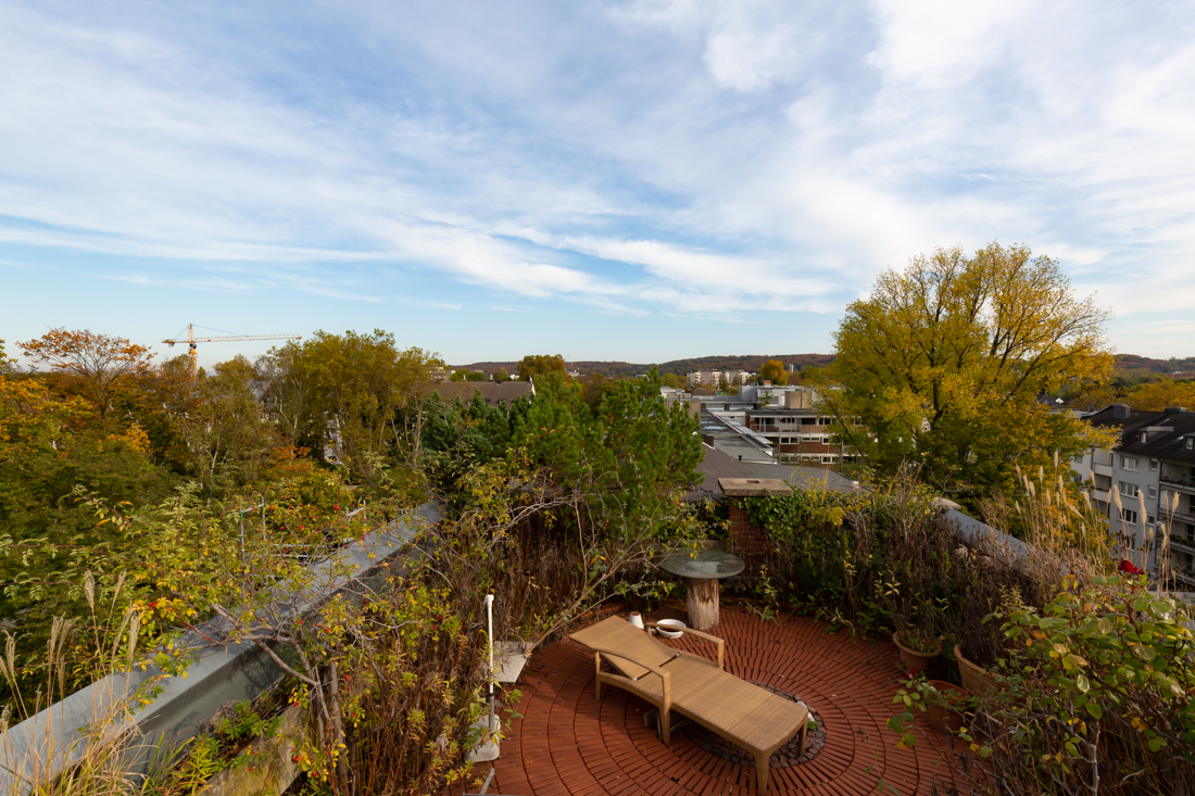 Eine echte Rarität: 380m² Penthouse mit echtem Dachgarten in Top-Lage direkt am Zoopark