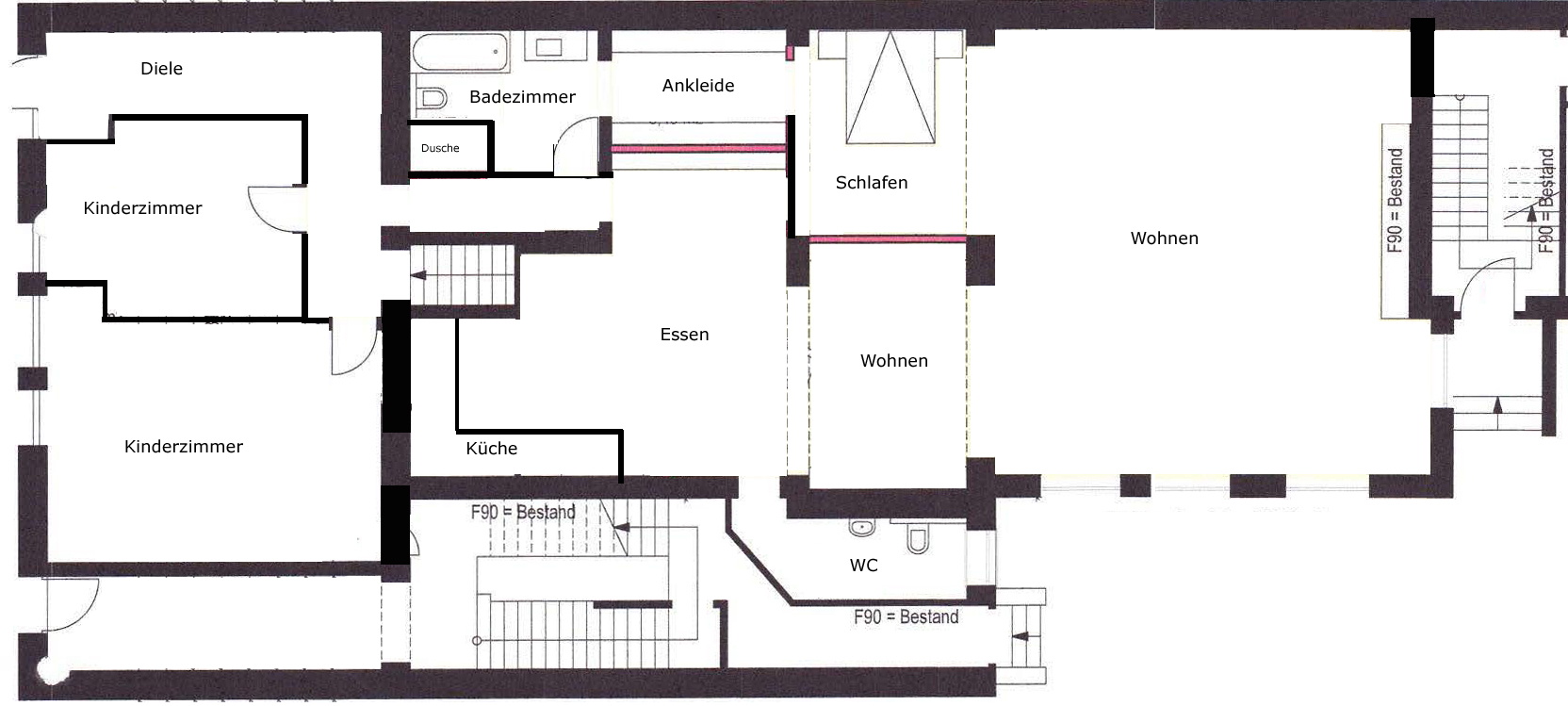 MUST-HAVE für Individualisten: 200 m² LOFT zzgl. 2 Whg./Einfamilienhaus mit weitläufigem Grundstück
