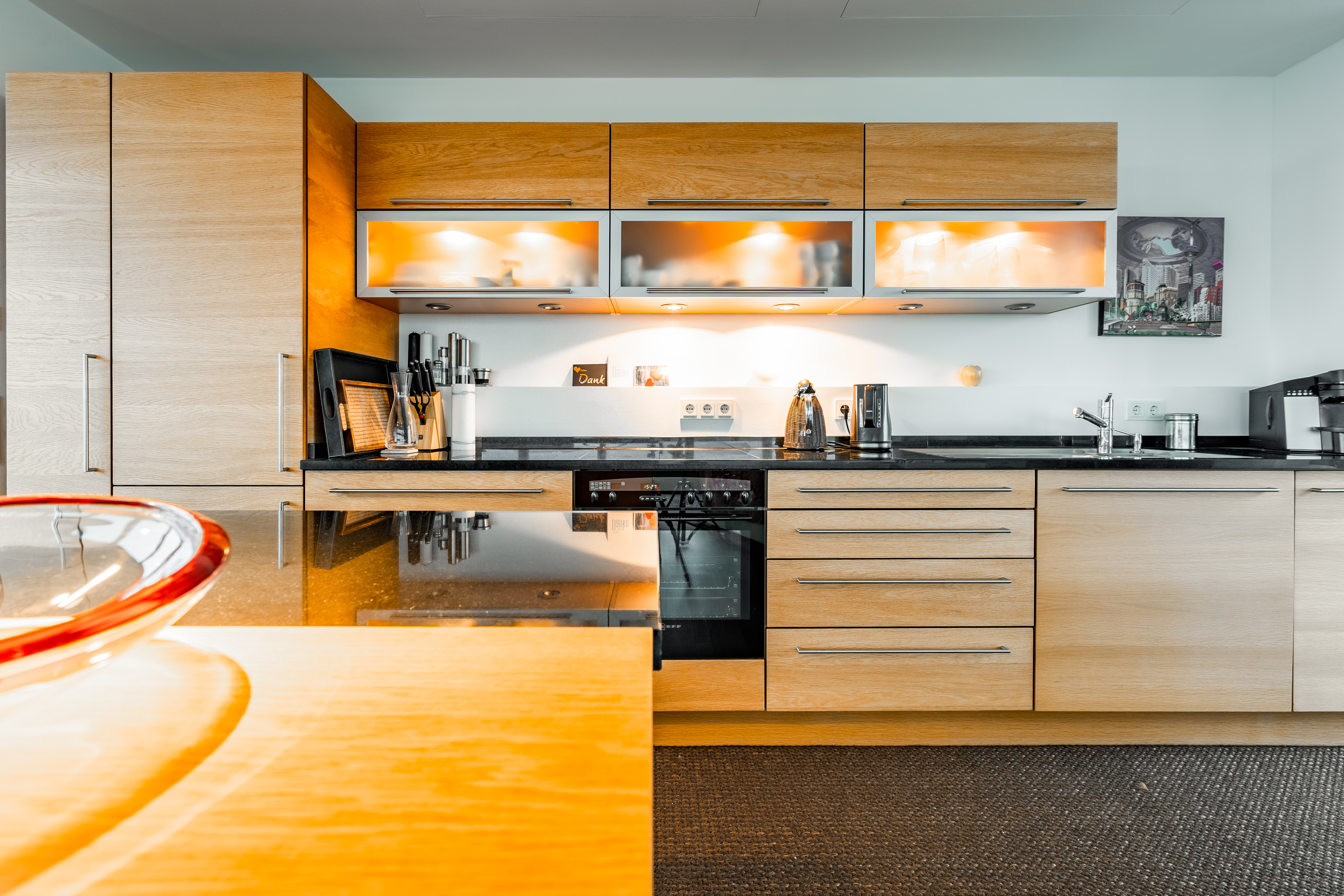 Mittendrin aber dennoch über den Dingen wohnen: Einzigartige Panoramawohnung im Portobellohaus