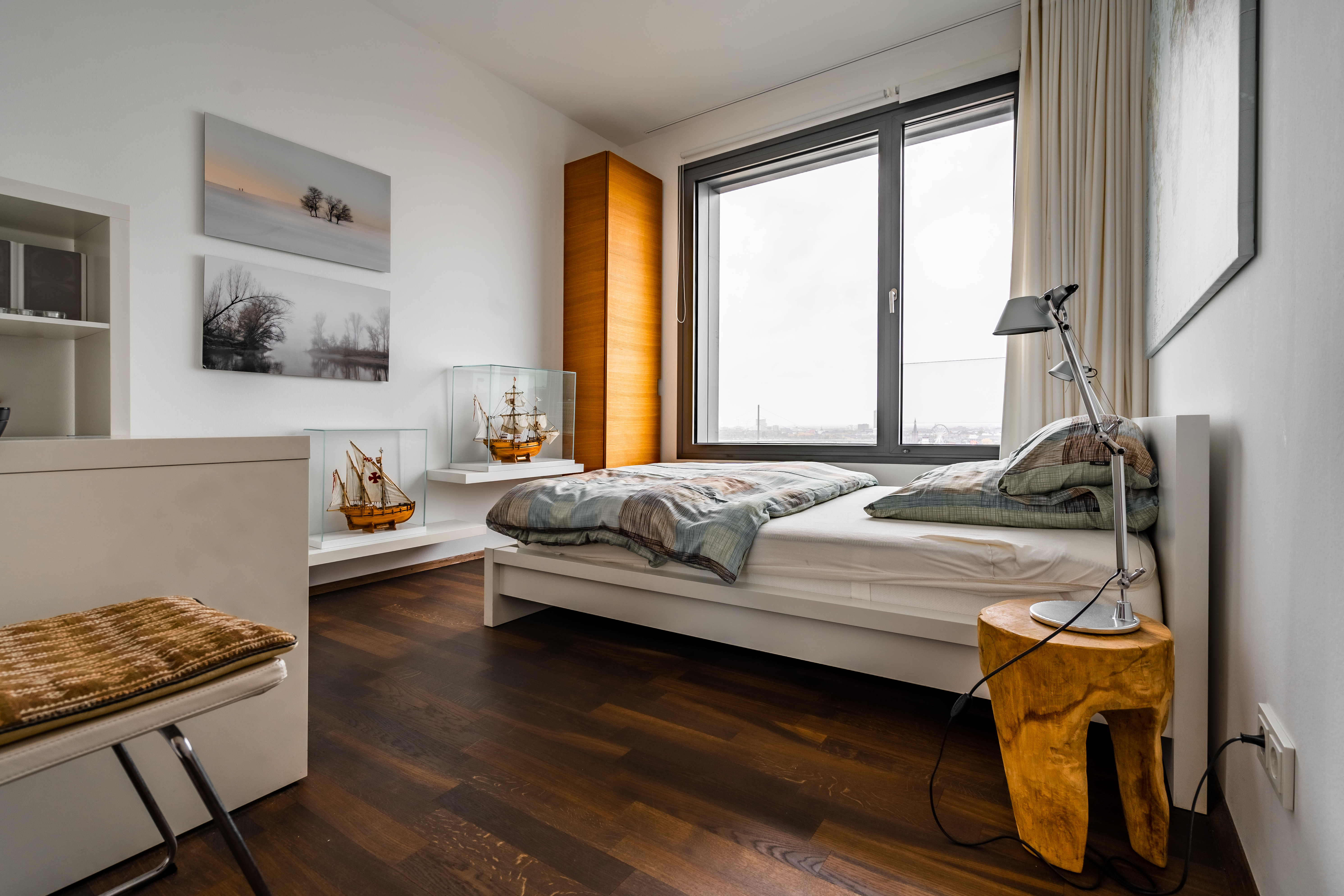 Mittendrin aber dennoch über den Dingen wohnen: Einzigartige Panoramawohnung im Portobellohaus