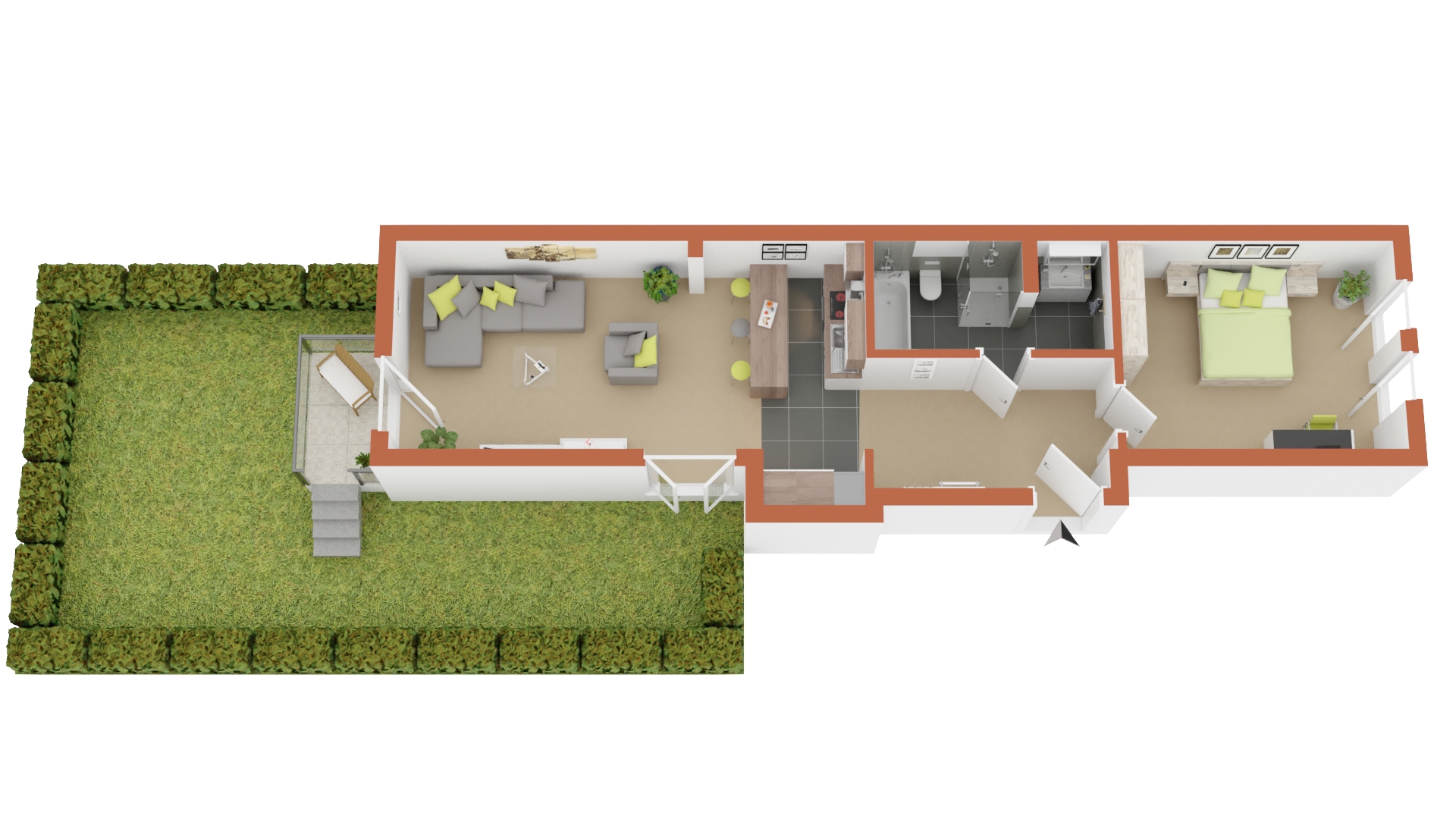 Seltenes Angebot, mitten in Bilk: Gemütliche, sanierte 2 Zimmer Altbauwohnung mit Stadtgarten