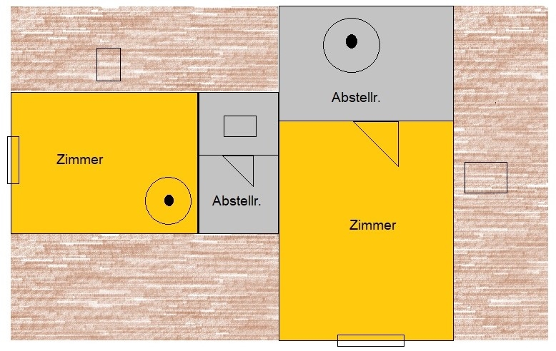 Als Kapitalanlage -
vermietete 3 Raumwohnung über zwei Etagen in Märkisch Buchholz