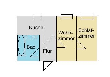 kleine 2-Raumwohnung sucht neuen Mieter