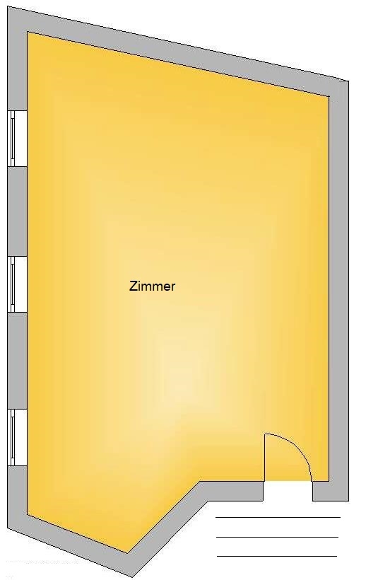 1-Raumwohnung mit Einbauküche unweit der Schlossinsel