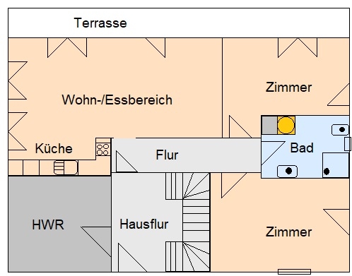 ERSTBEZUG wunderschöne moderne 3-RWE mit Terrasse im Grünen