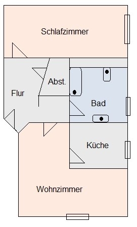 2-Raumwohnung mit PKW-Stellplatz in Bahnhofsnähe