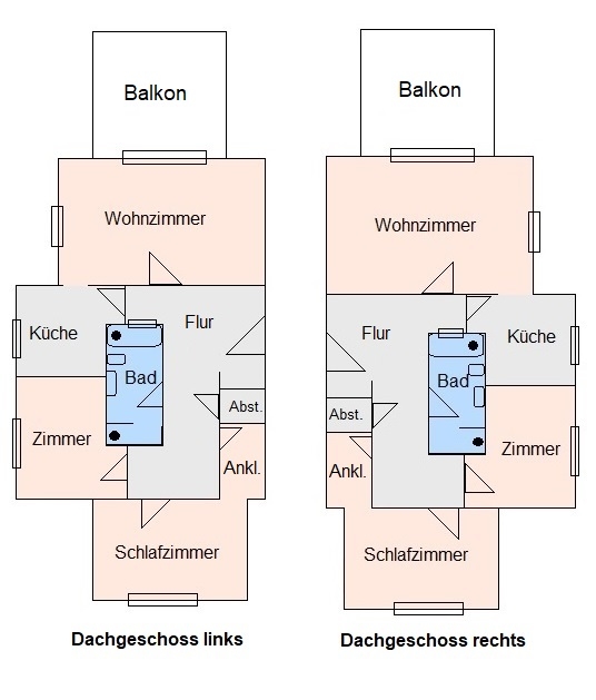 Balkon, PKW-Stellplatz & Erstbezug! Dachgeschosswohnung in ruhiger grüner Lage