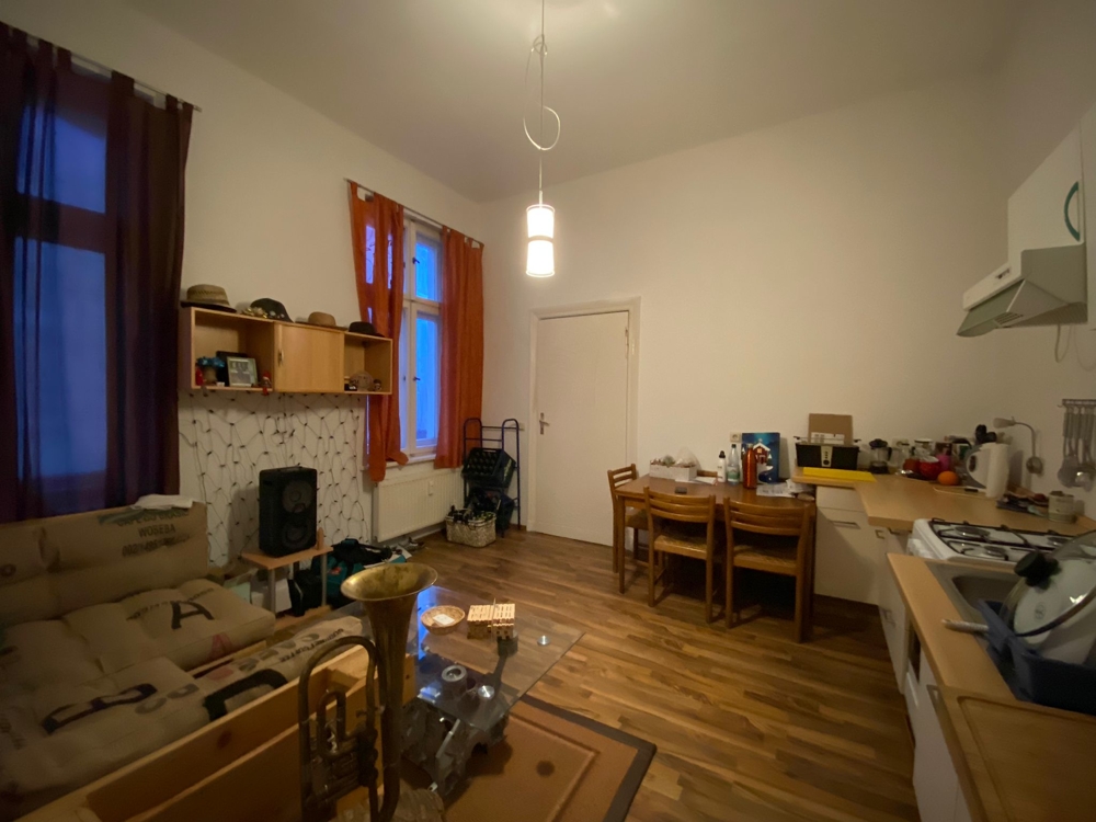kleine Zweiraumwohnung fünf Minuten von der Innenstadt entfernt
