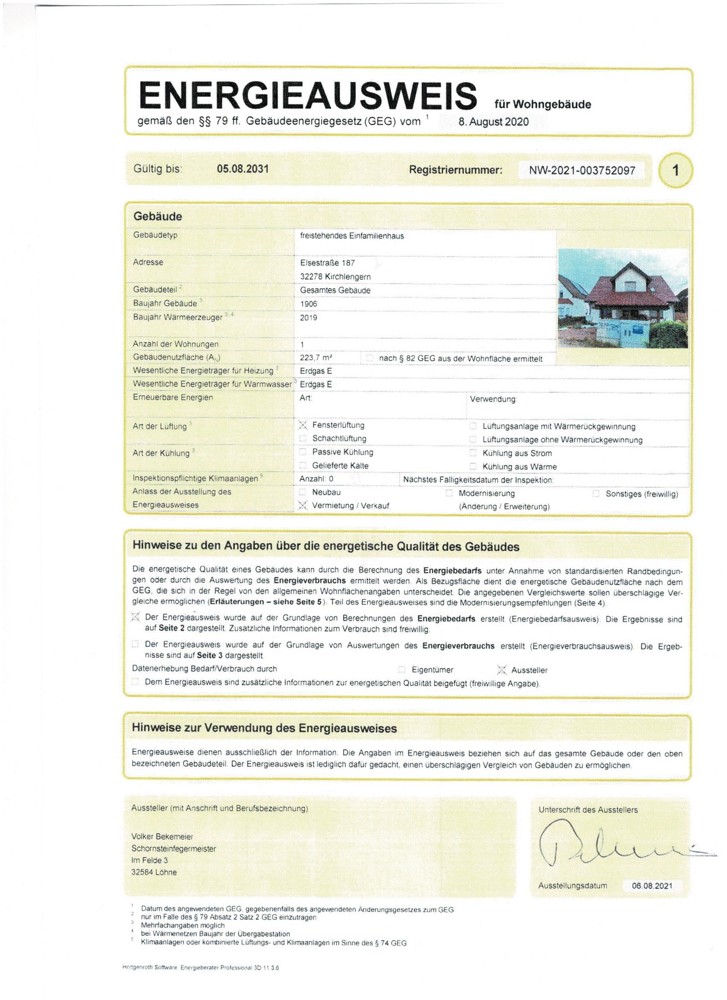 Ein geräumiges Einfamilienhaus mit viel Potenzial in Kirchlengern