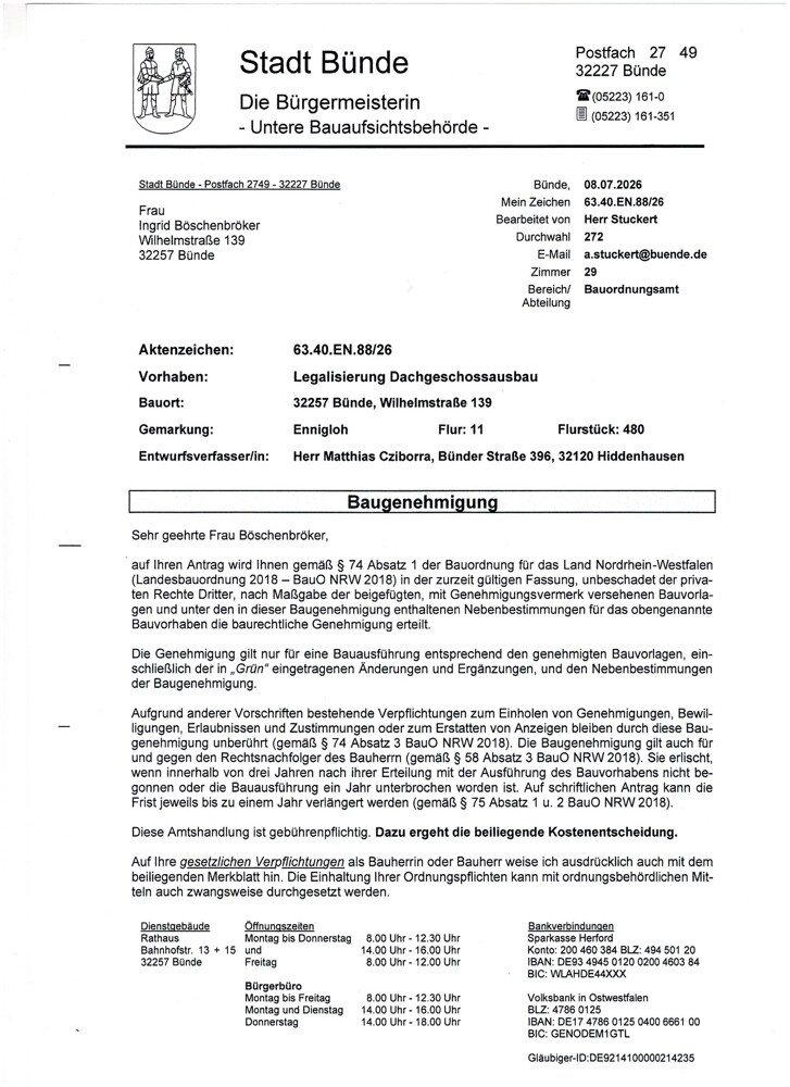 Großzügiges Haus in familiärer Nachbarschaft in Bünde-Ennigloh