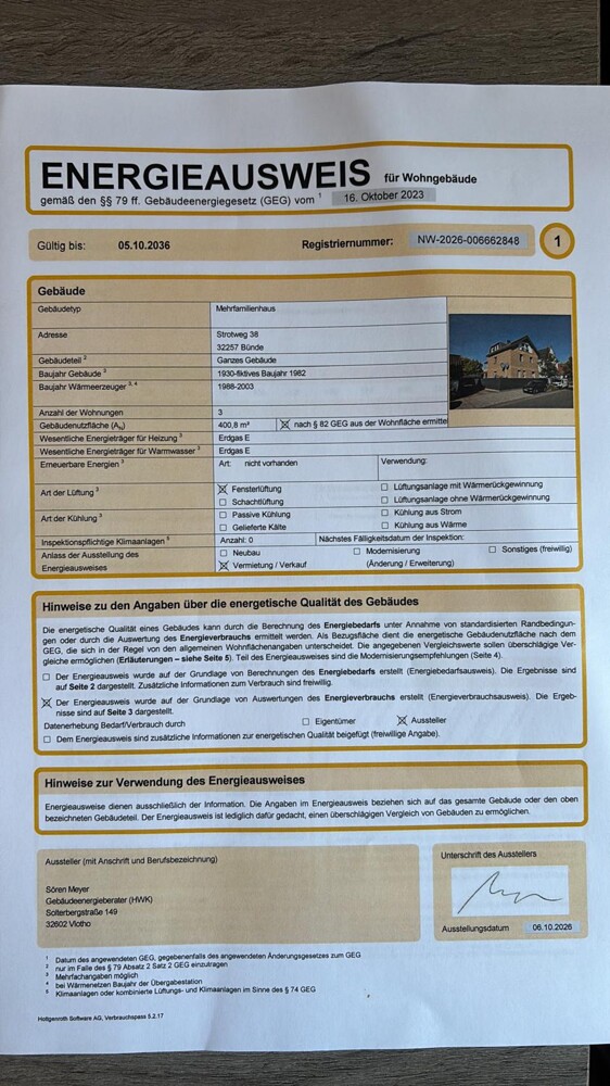 Attraktives MFH am Strotweg in Bünde - Renditestarke Kapitalanlage mit 4 Einheiten!