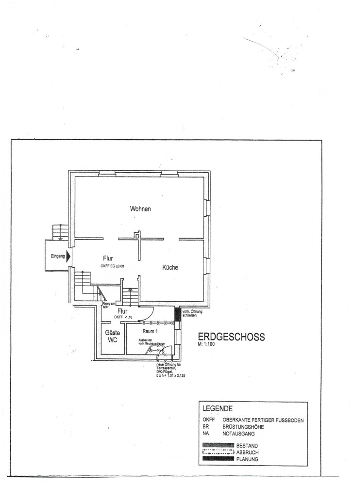 Kleines modernes Einfamilienhaus in ruhiger Zentrumslage von Enger mit einem Bauplatz