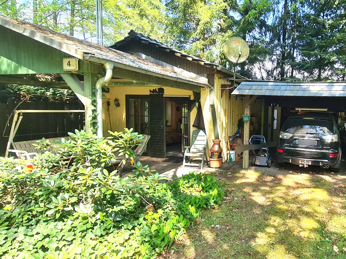 RESERVIERT|Naturparadies Rheinsberg: 35m² Bungalow, 2155m² Freizeitgrundstück, Nähe zu zwei Seen