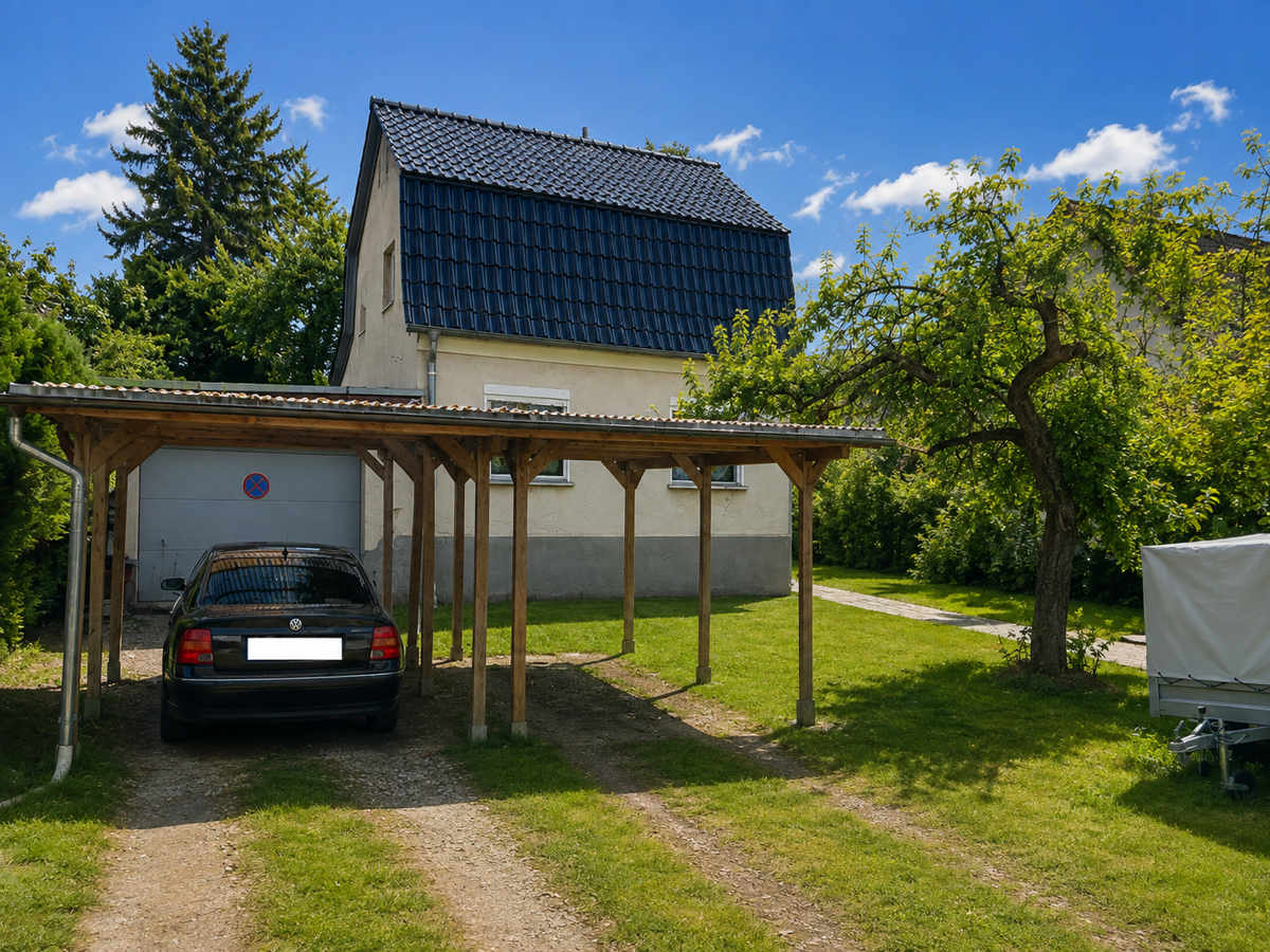 Modernisiertes Einfamilienhaus mit viel Nutzfläche, Garten und Werkstattpotenzial nahe Berlin-Buch