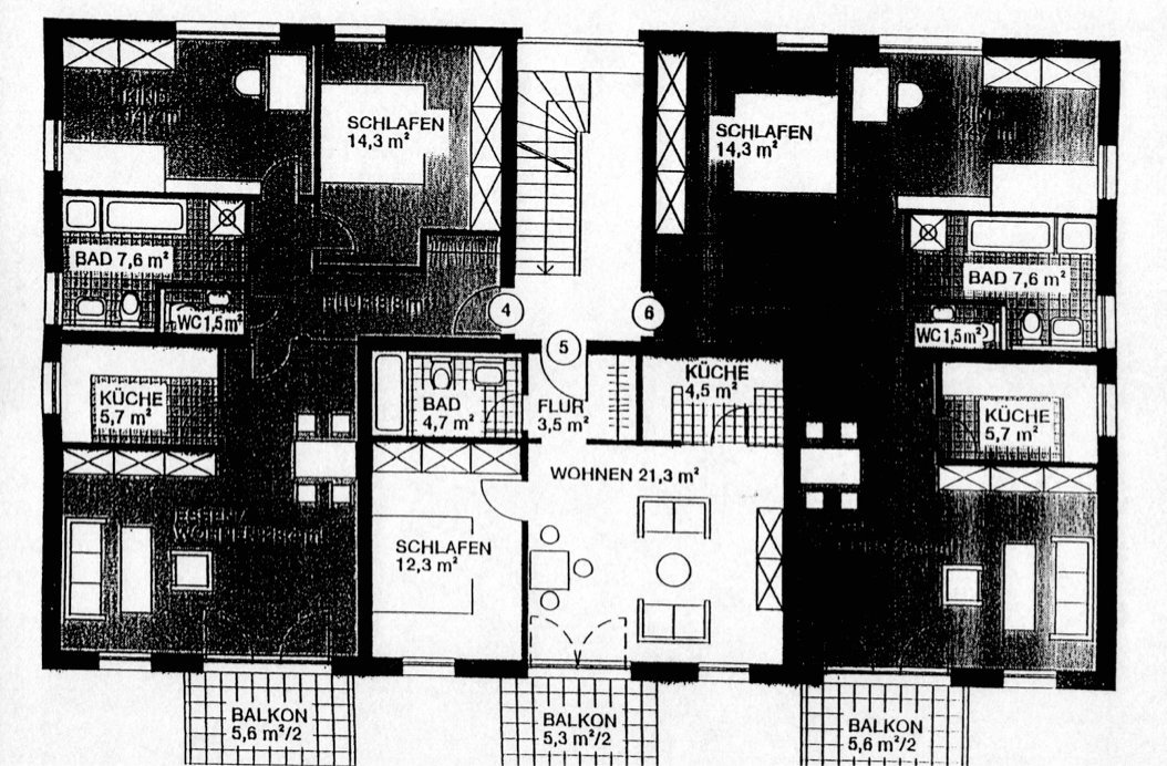 AB SOFORT | Vermietete 3 Raumwohnung mit Balkon und 2 Stellplätzen zentrumsnah in Bernau