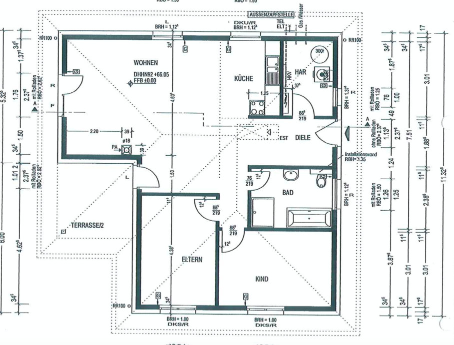 PROVISIONSFREI | Gepflegter Winkelbungalow mit 3 Zimmern, Carport am Waldrand in Wandlitz-Basdorf