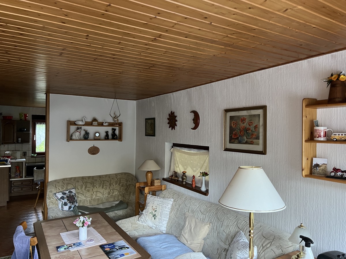 PROVISIONSFREI | Idyllisches Grundstück mit einer Finnhütte und Garage