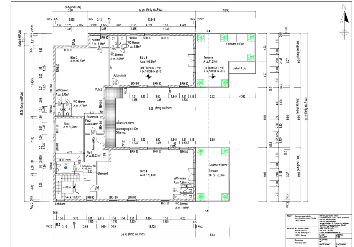 IHR STANDORT IN BERNAU | Gewerbeflächen ab 2023 zum Erstbezug von 93qm - 320qm zur Miete