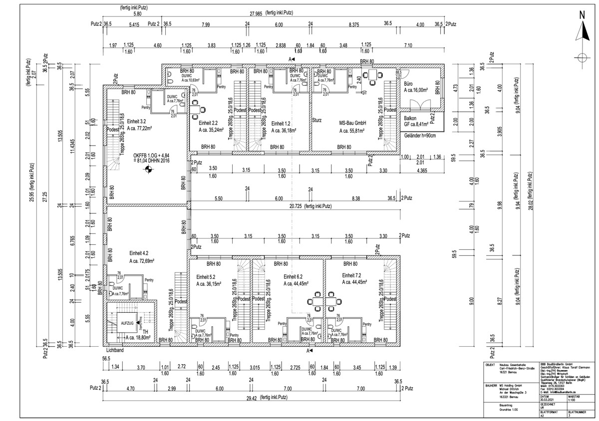 IHR STANDORT IN BERNAU | Gewerbeflächen ab 2023 zum Erstbezug von 93qm - 320qm zur Miete
