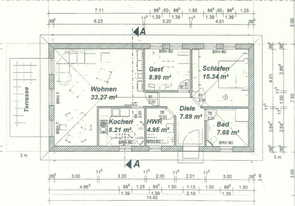 PROVISIONSFREI | Vermieteter Bungalow mit 3 Zimmern, 888qm Grundstück und Zentralstaubsauger