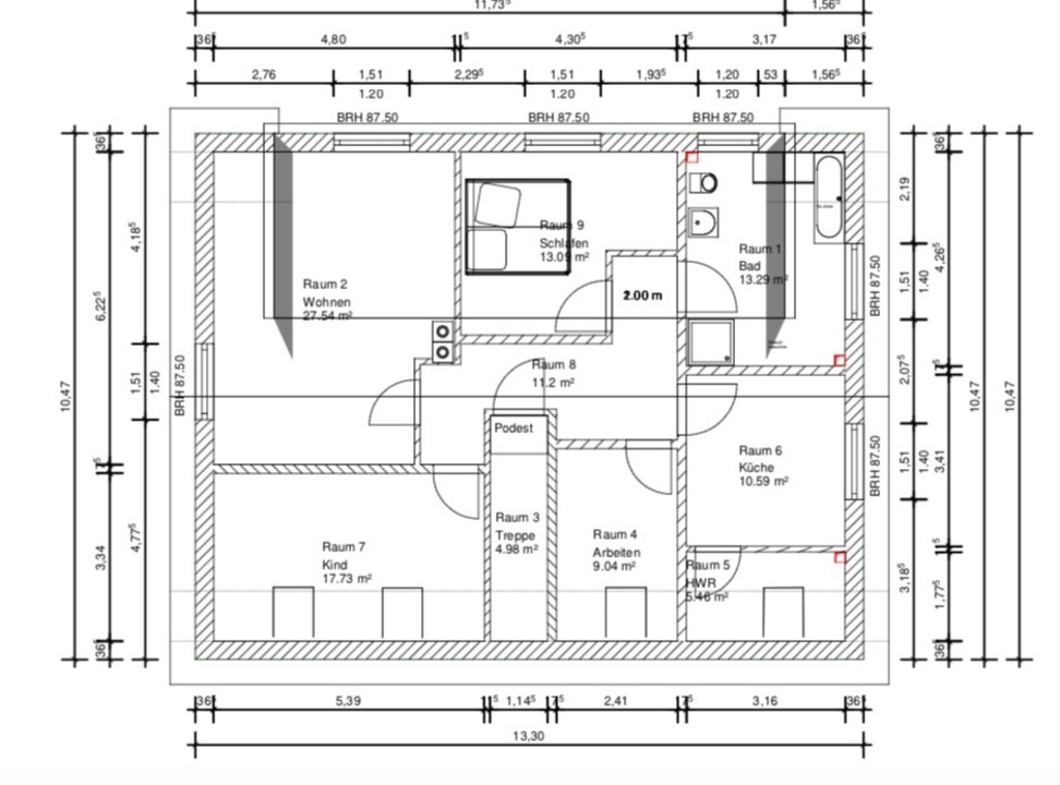 PROVISIONSFREI | Gehobenes Mehrgenerationenhaus mit mindestens 8 Zimmern und Dachausbau in Bernau