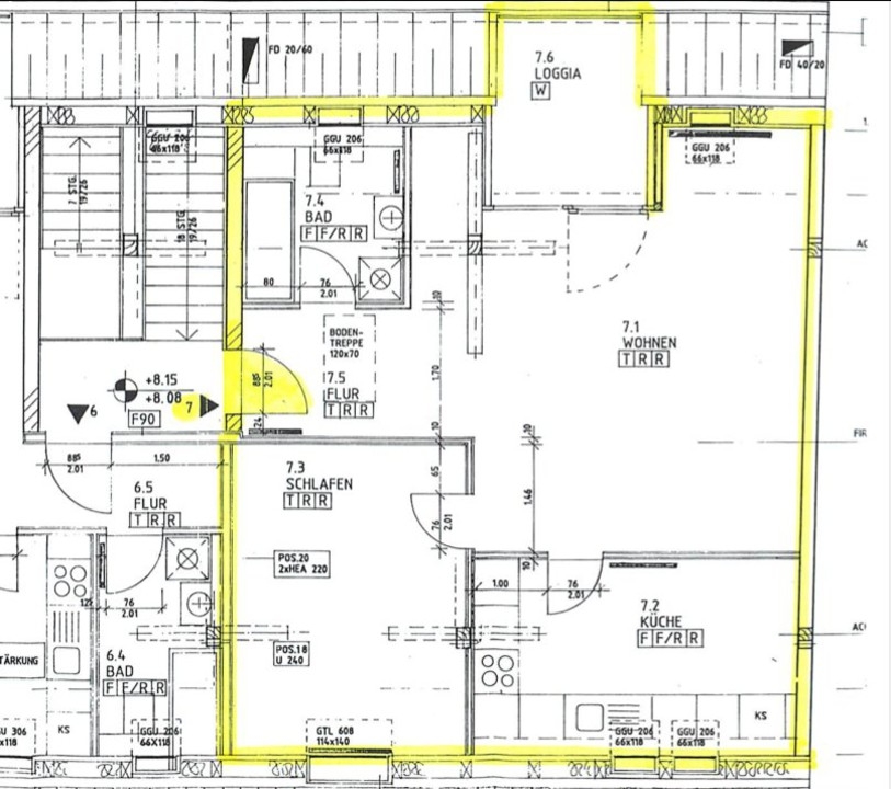 STADTZENTRUM | Tolle Dachgeschosswohnung mit 2 Zimmer, großem Balkon und PKW-Stellplatz