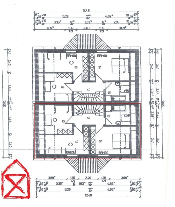 RESERVIERT Doppelhaushälfte mit Garten und ausgebauten Dach ab August